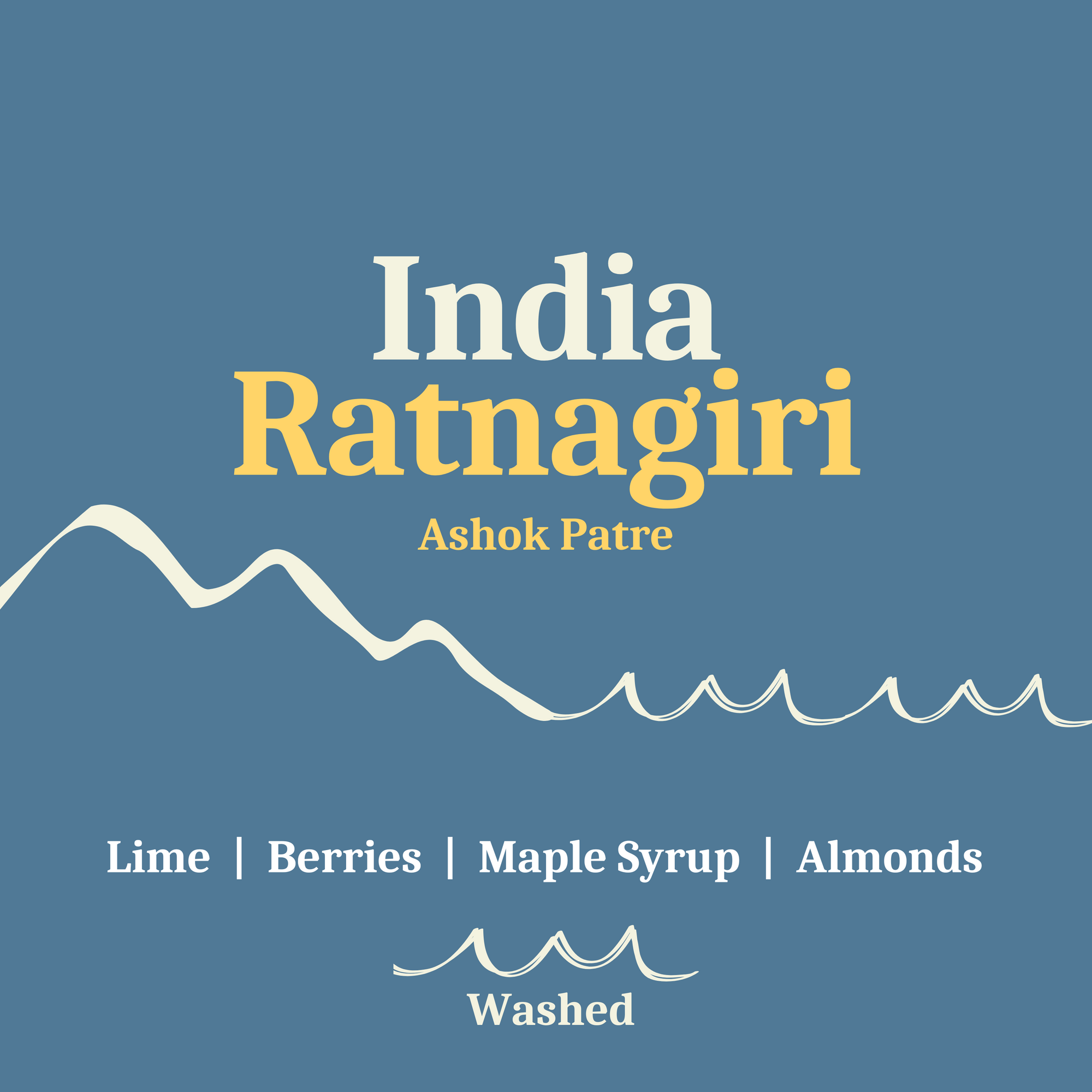 India Ratnagiri, Washed